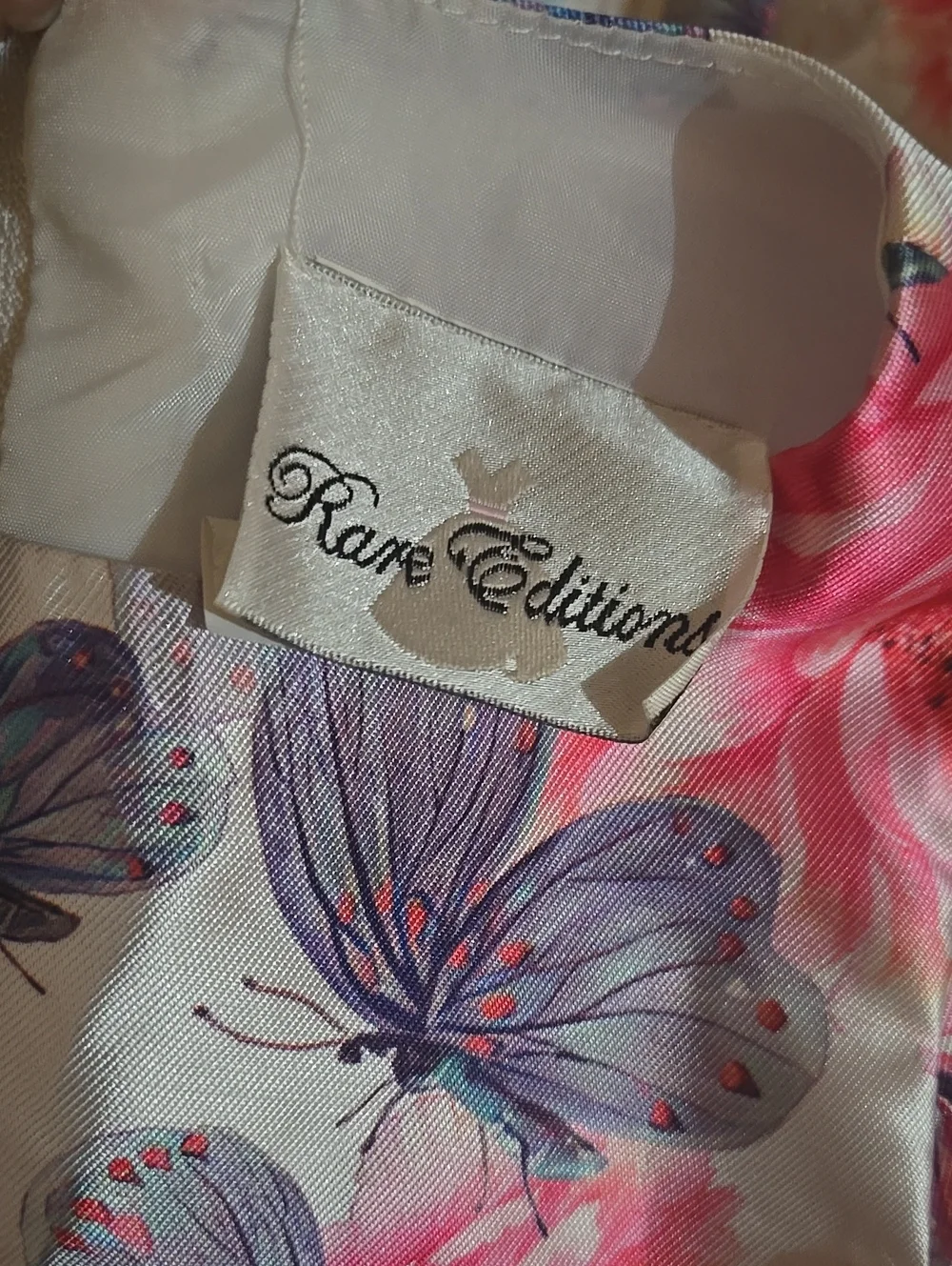 5t Rare Editions Floral & Butterfly Dress